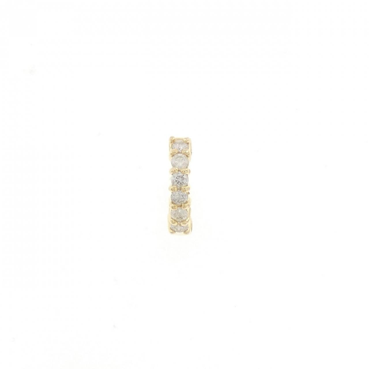 K18YG ダイヤモンド ピアス 0.12CT 片耳