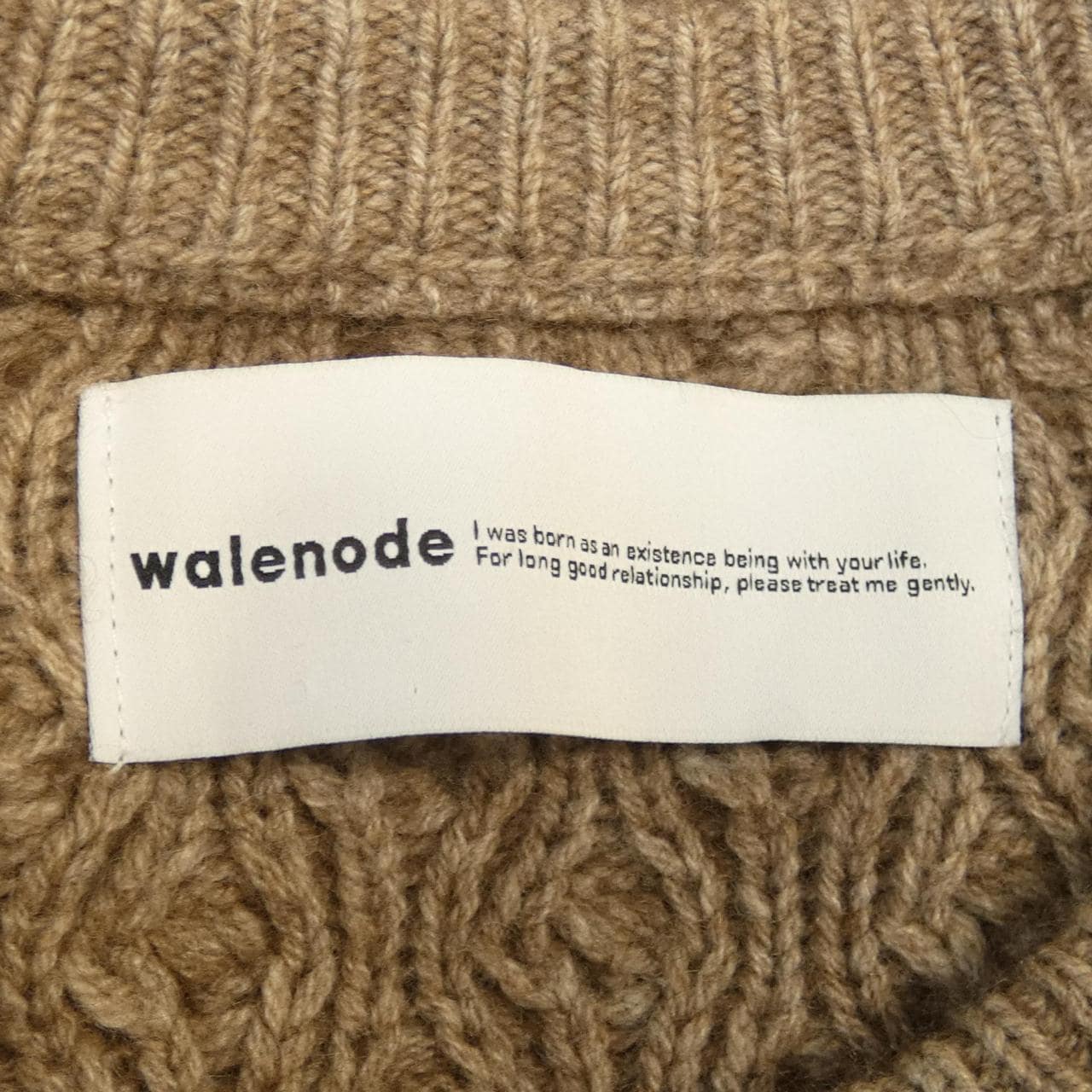 walenode ニット