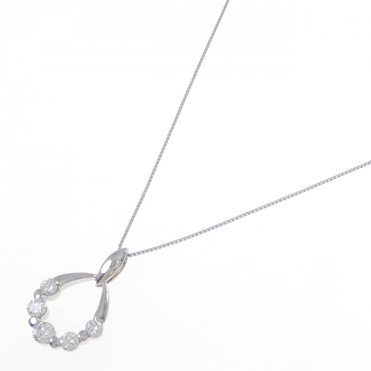PT900/PT850 ダイヤモンド ネックレス 0.50CT