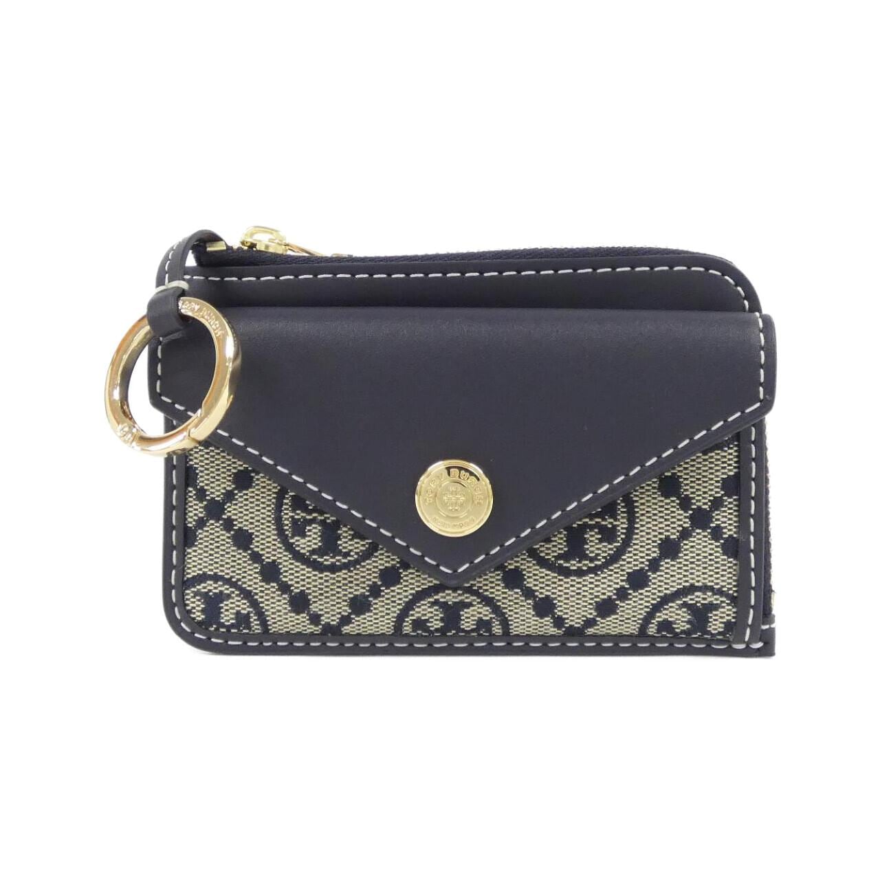 【新品】トリーバーチ T モノグラム ジップ カード ケース 165035 財布