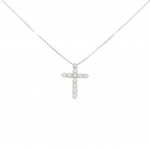 PT900/PT850 クロス ダイヤモンド ネックレス 2.16CT