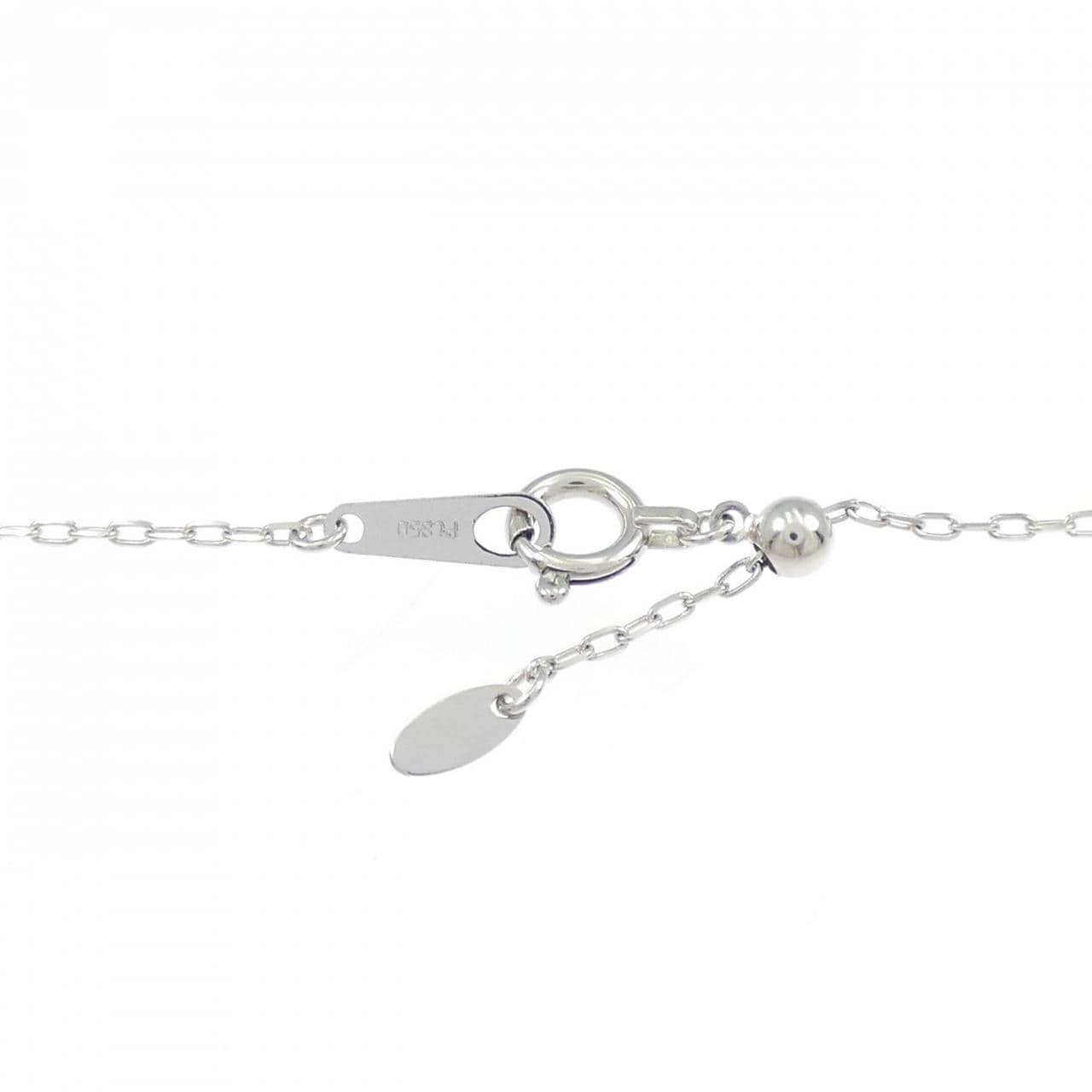 PT900/PT850 ピンクダイヤモンド ネックレス 0.02CT