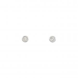 K18WG ダイヤモンド ピアス 0.10CT