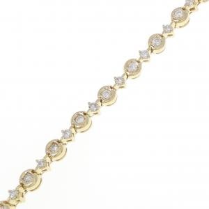 K18YG ダイヤモンド ブレスレット 1.00CT