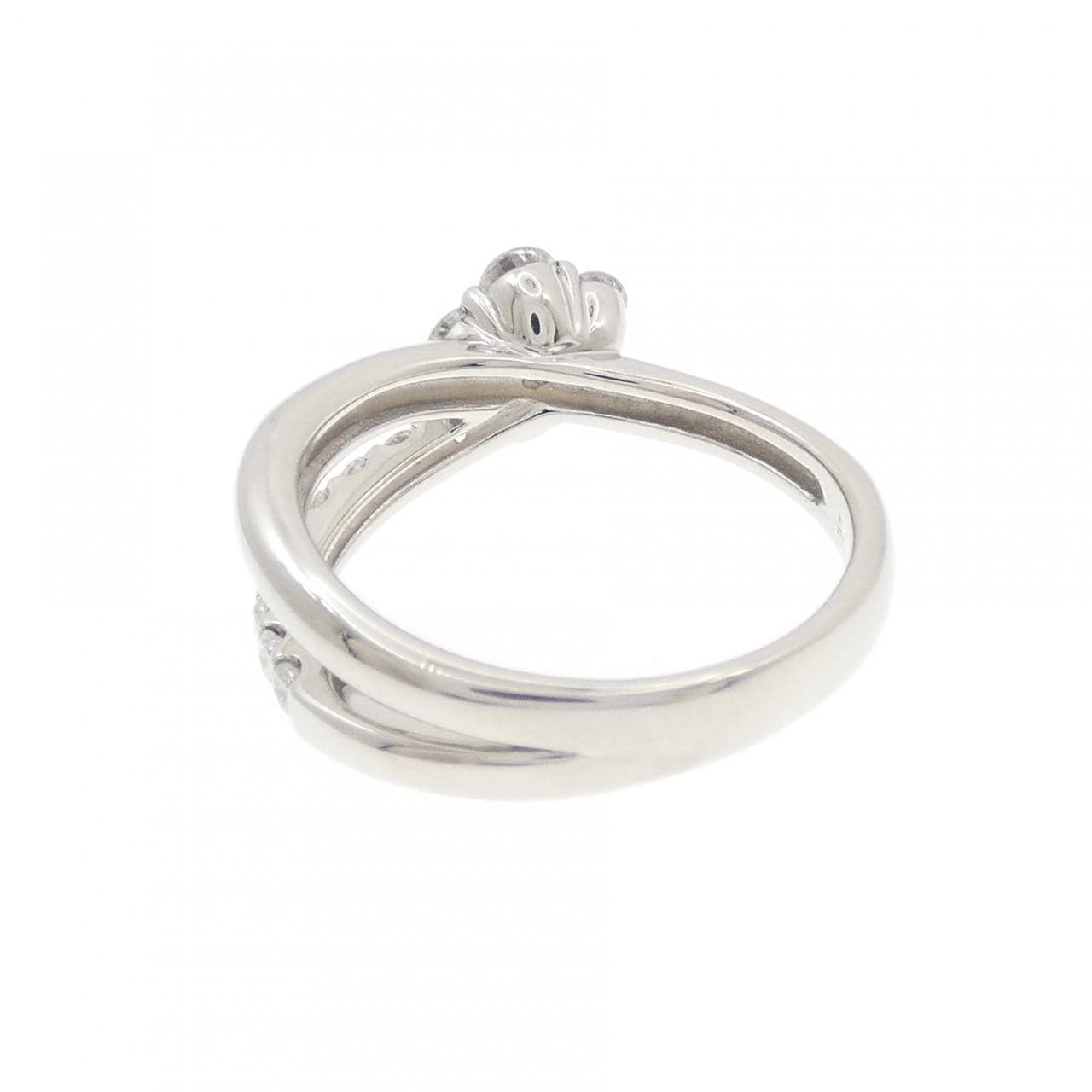 PT950 フラワー ダイヤモンド リング 0.50CT