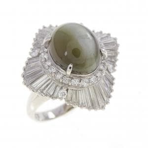 PT900 クリソベリルキャッツアイ リング 7.13CT