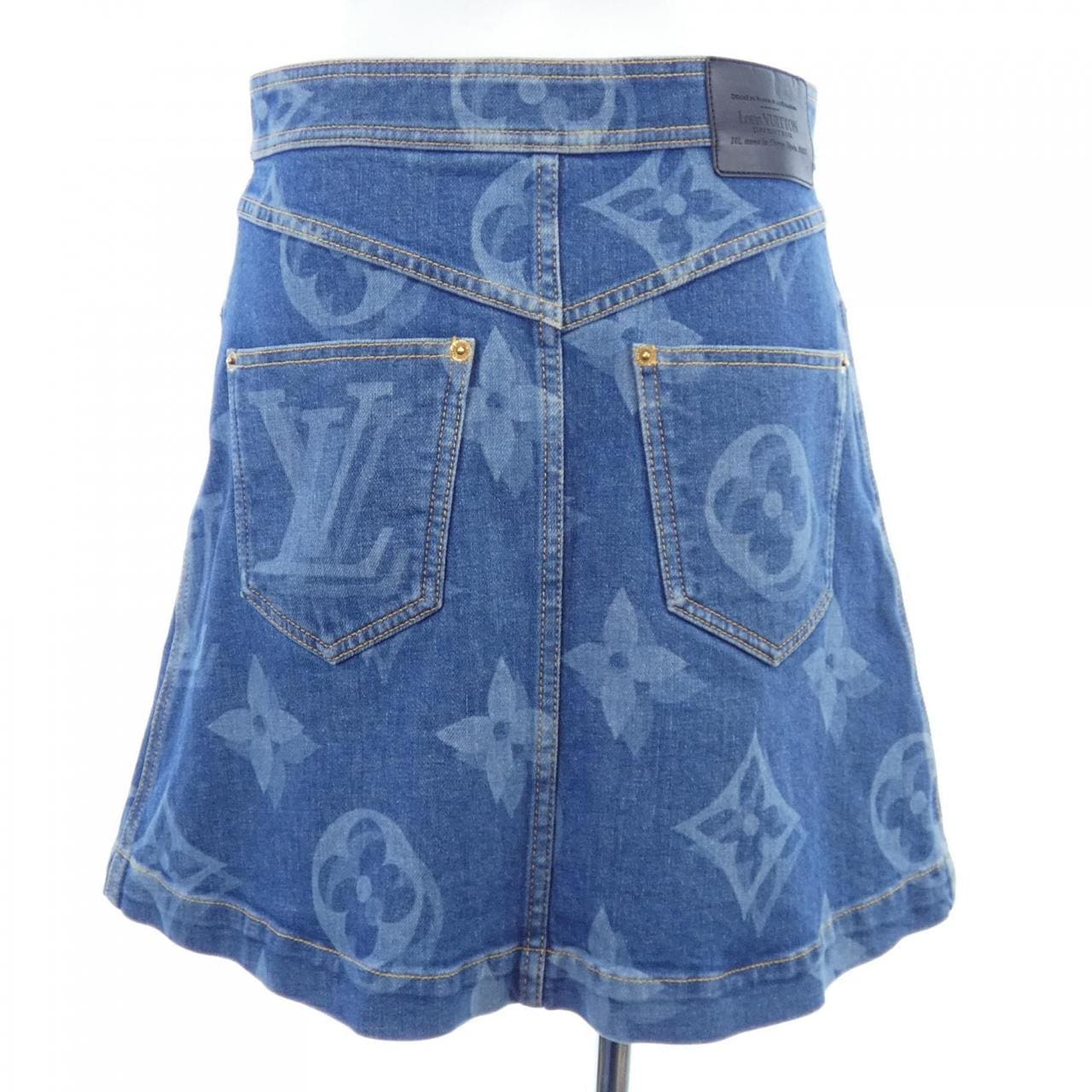ルイヴィトン LOUIS VUITTON ジャイアントモノグラム FKSK07ZPY スカート