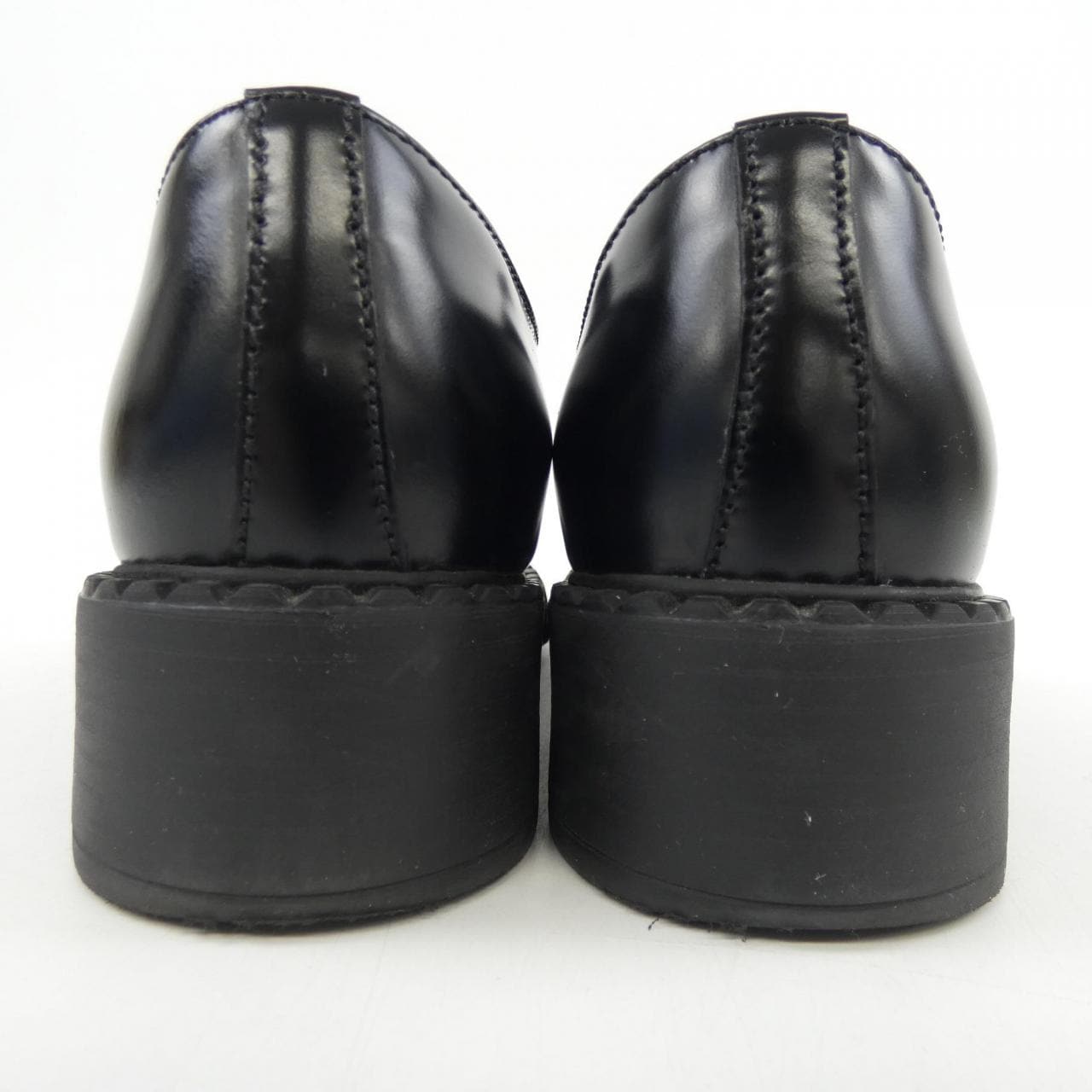 プラダ PRADA チョコレート ローファー トライアングルロゴ 1D246M シューズ