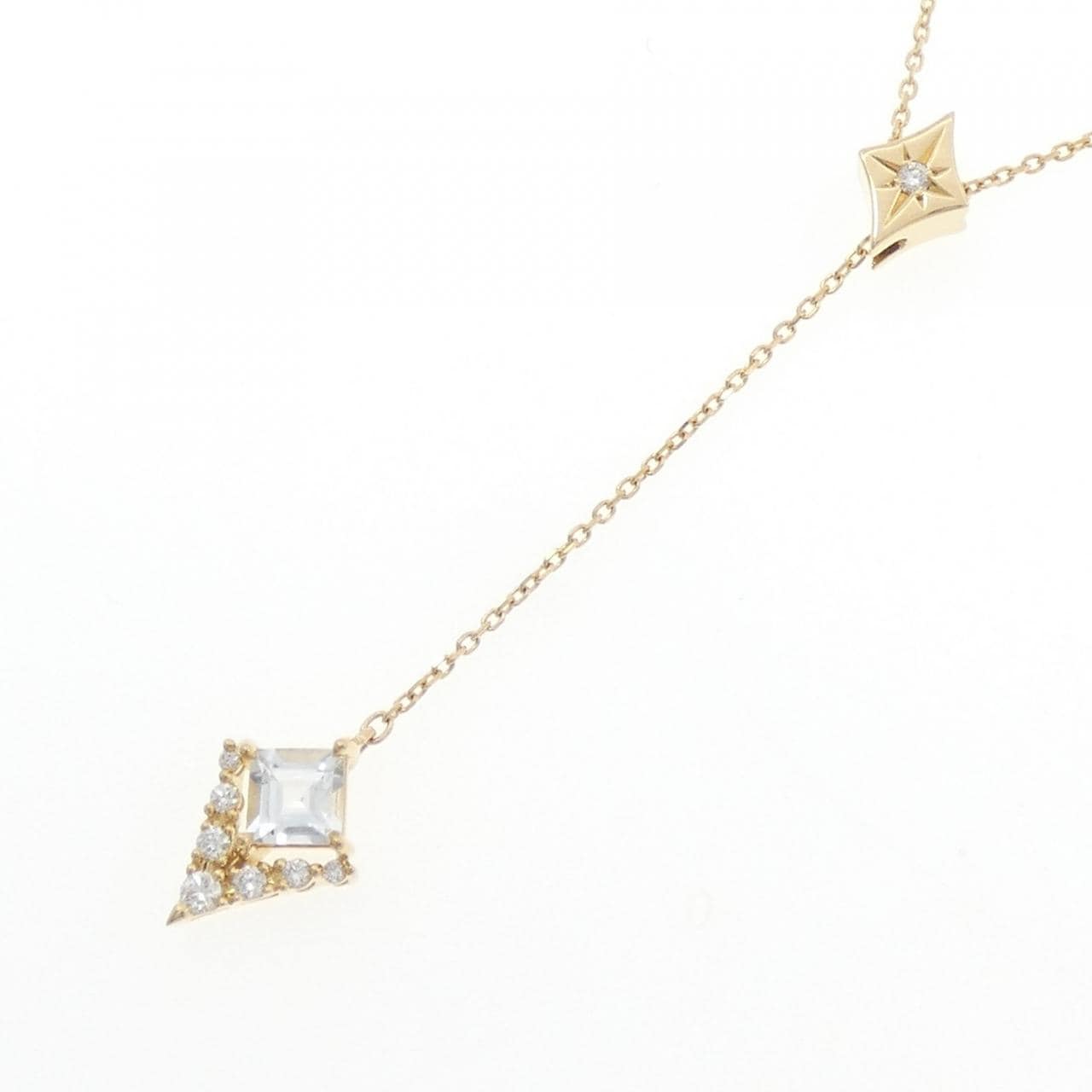 スタージュエリー アクアマリン ネックレス