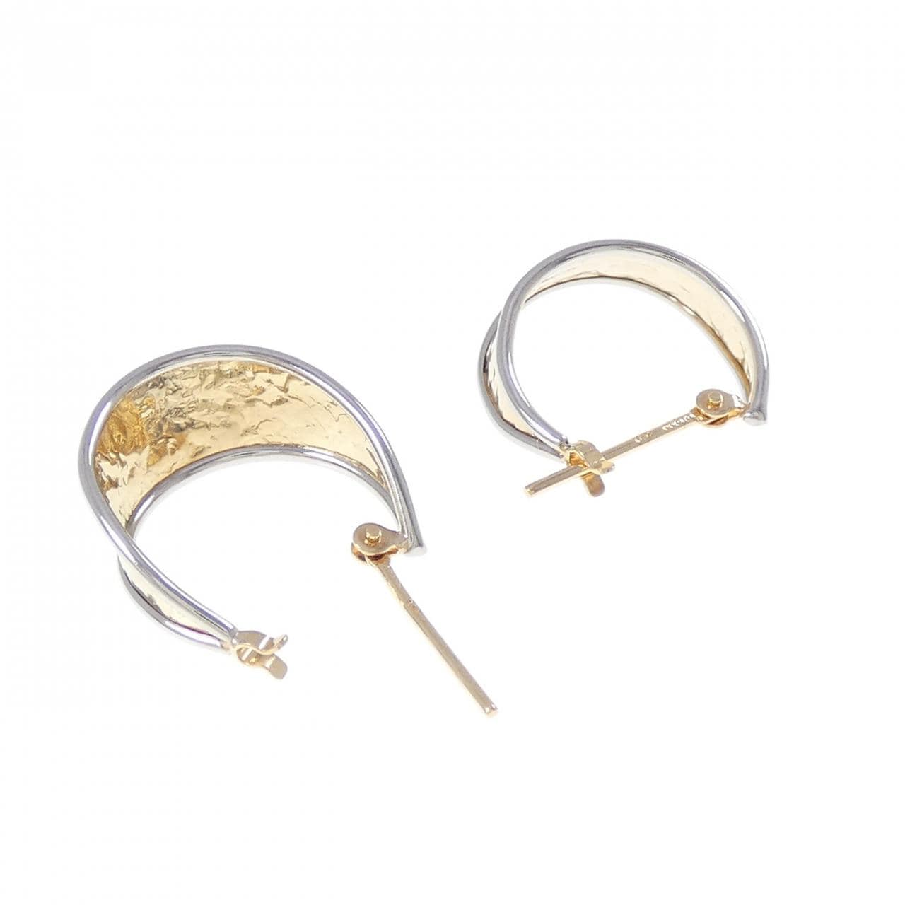 K18YG/PT900 ピアス