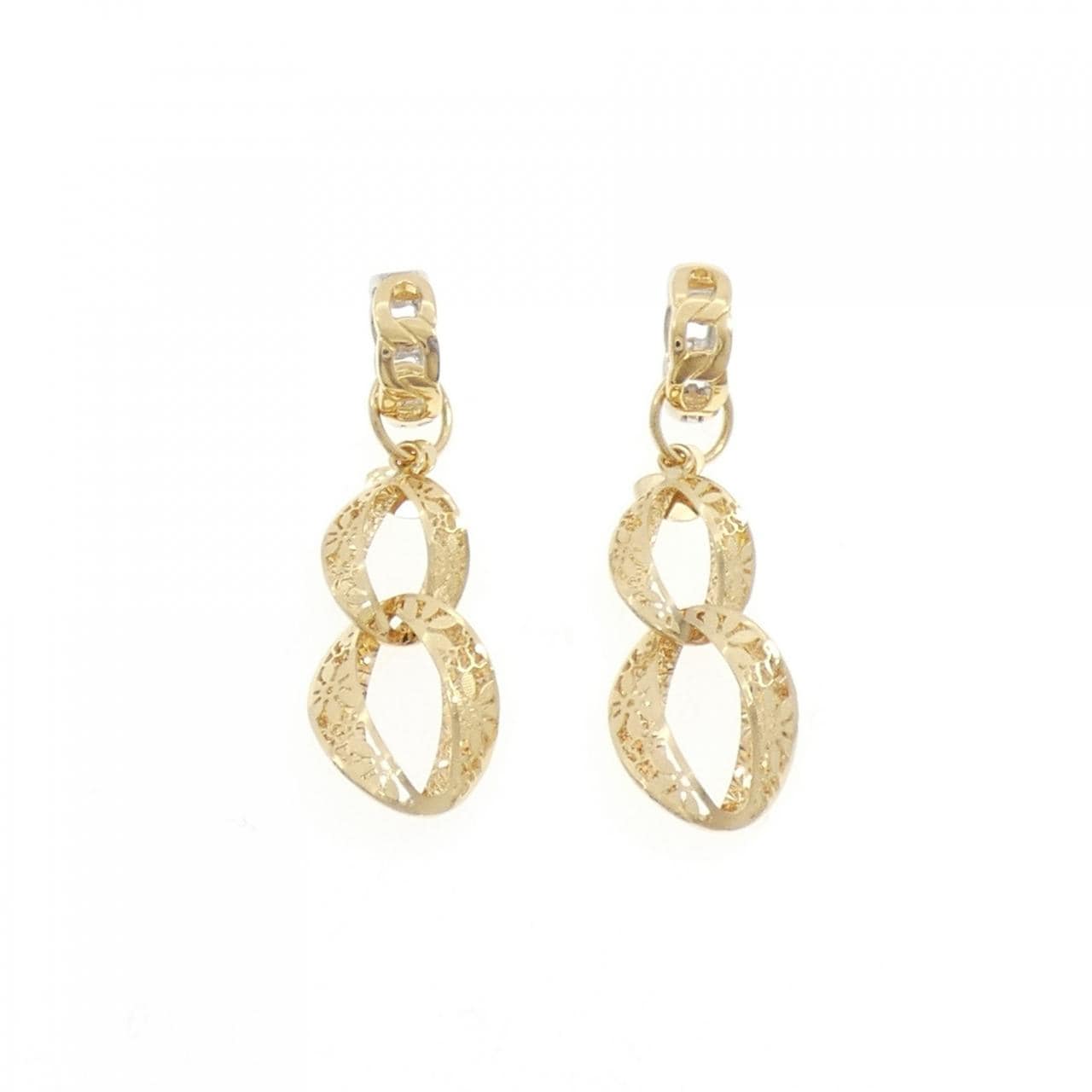 K18YG/K18WG/750YG イヤリング