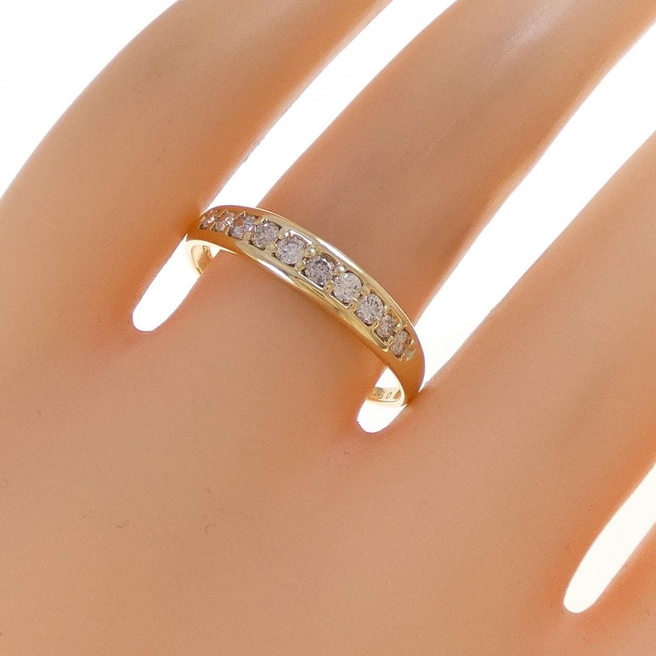 K18YG ダイヤモンド リング 0.30CT