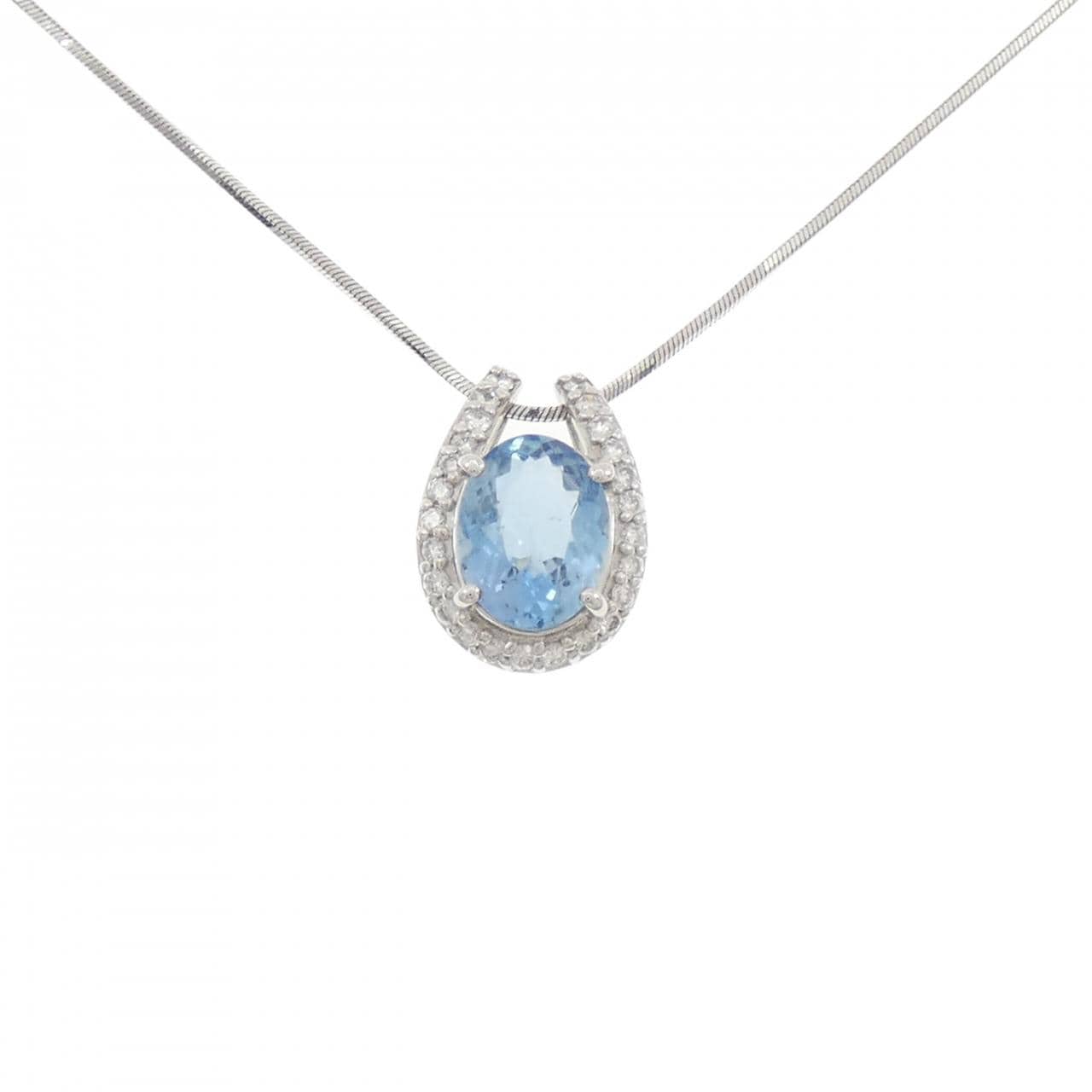 PT900/PT850 アクアマリン ネックレス 2.102CT