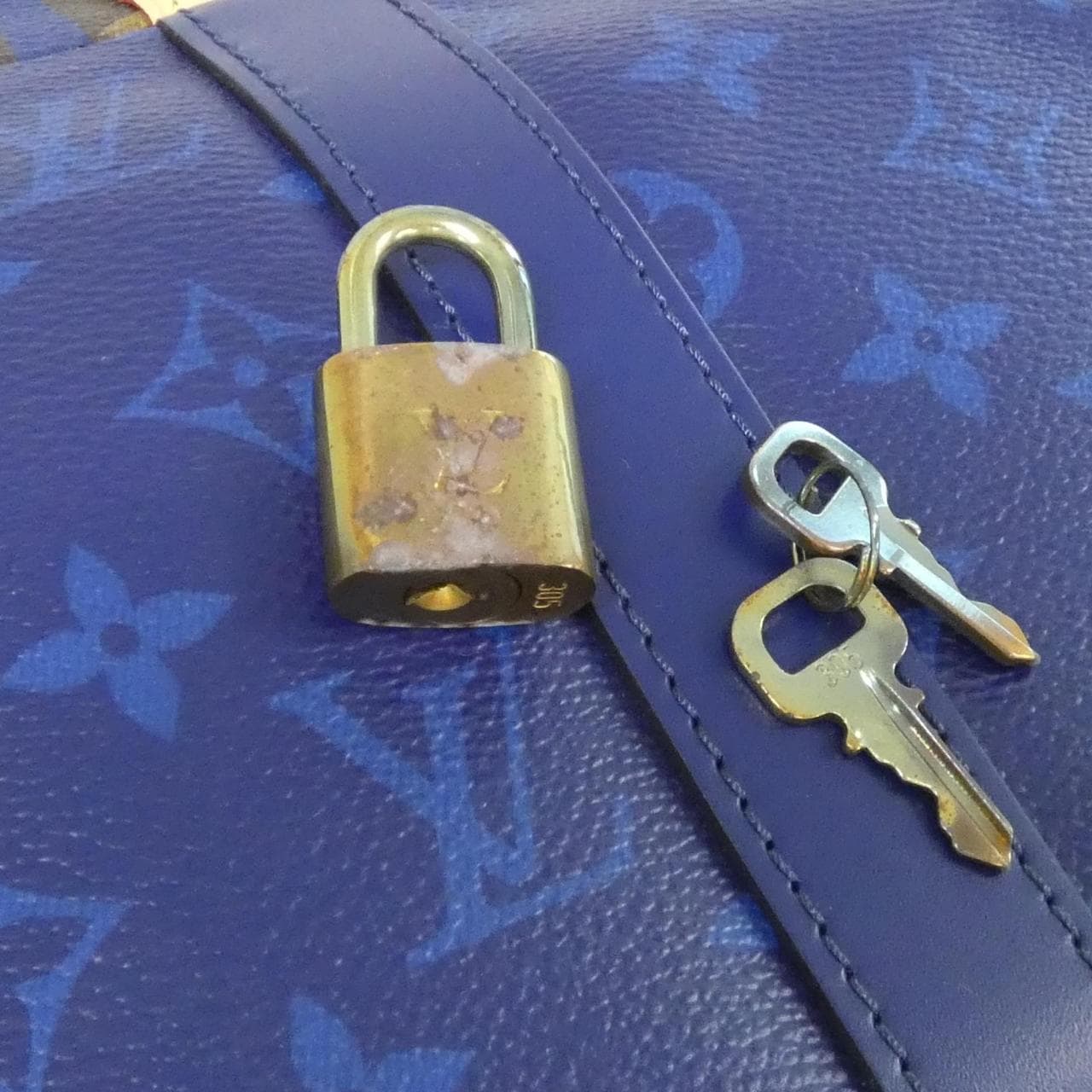 ルイヴィトン モノグラム スプリット キーポル バンドリエール 50cm M43861 ボストンバッグ