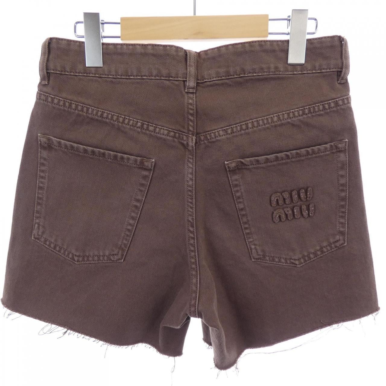 MIU MIU Miu logo GWP553 SOOO 1565 shorts