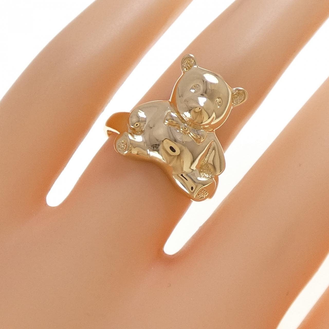 K18YG ベア リング