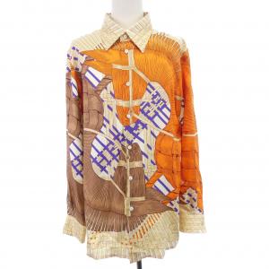 エルメス HERMES CHEMISE SUR MESURE シャツ