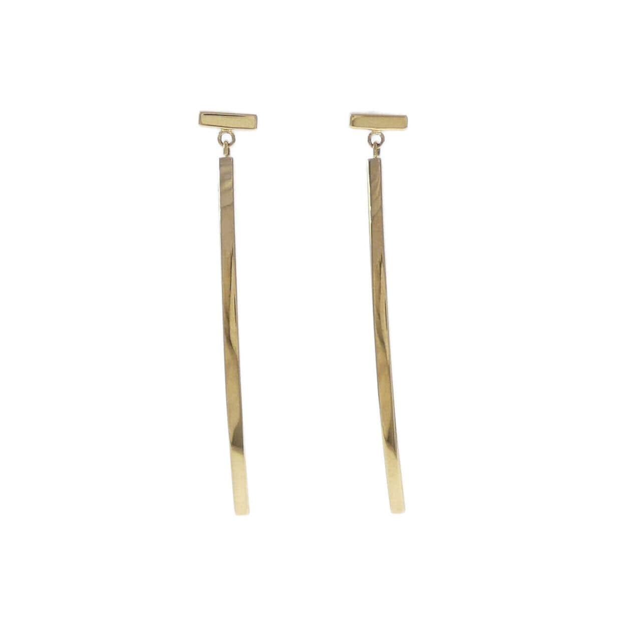 ティファニー Tワイヤー バー ピアス