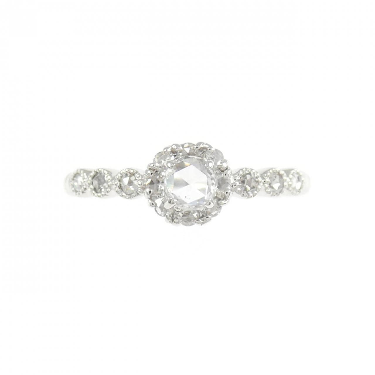K18WG ダイヤモンド リング 0.21CT