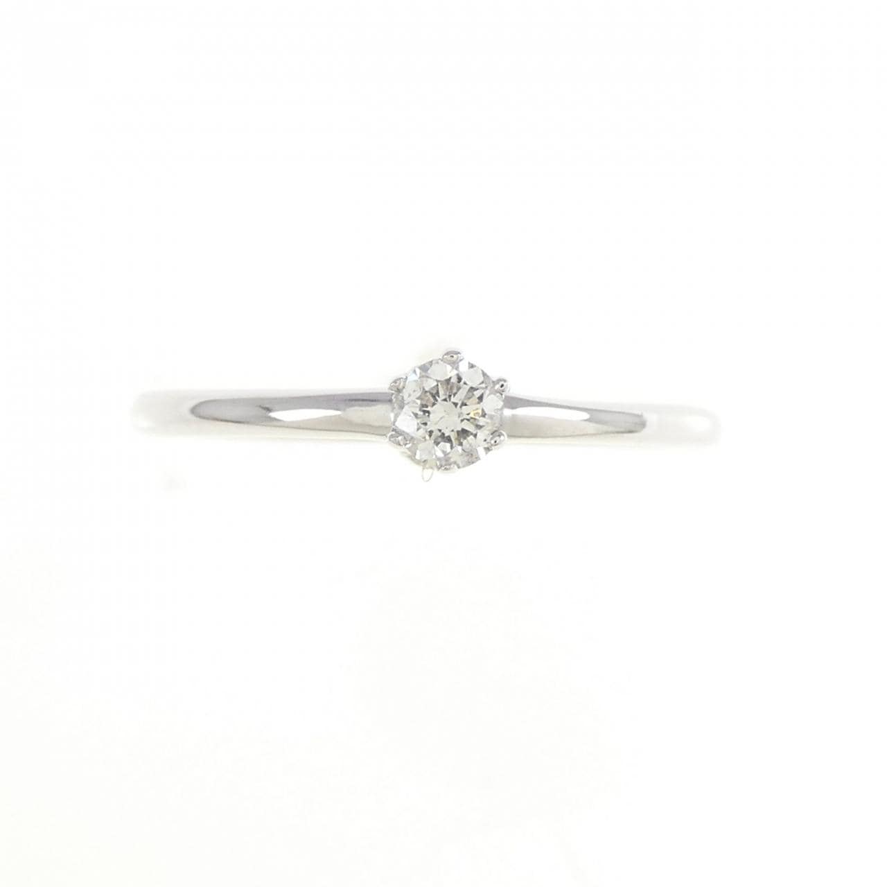 K18WG ダイヤモンド リング 0.10CT