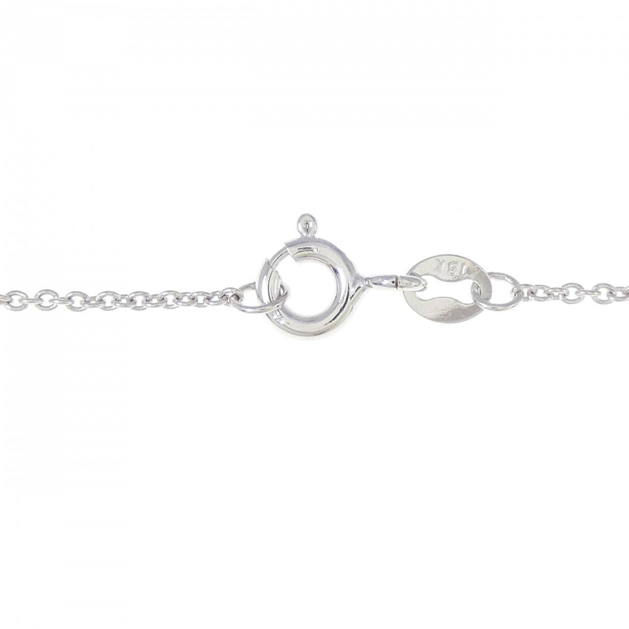 750YG/750WG Diamond Necklace 0.01CT