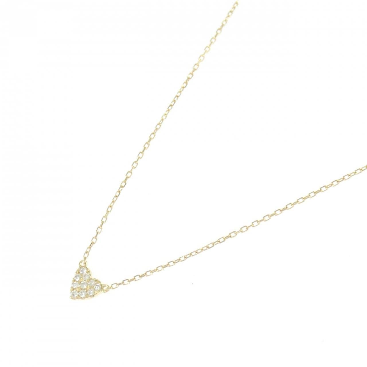 アーカー ハートパヴェ ネックレス 0.05CT
