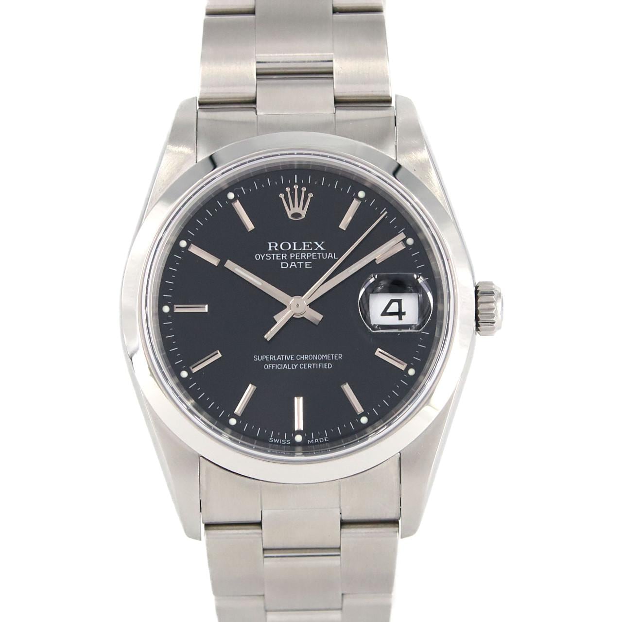 ROLEX Oyster Perpetual Date 15200 SS自動上弦Z Series