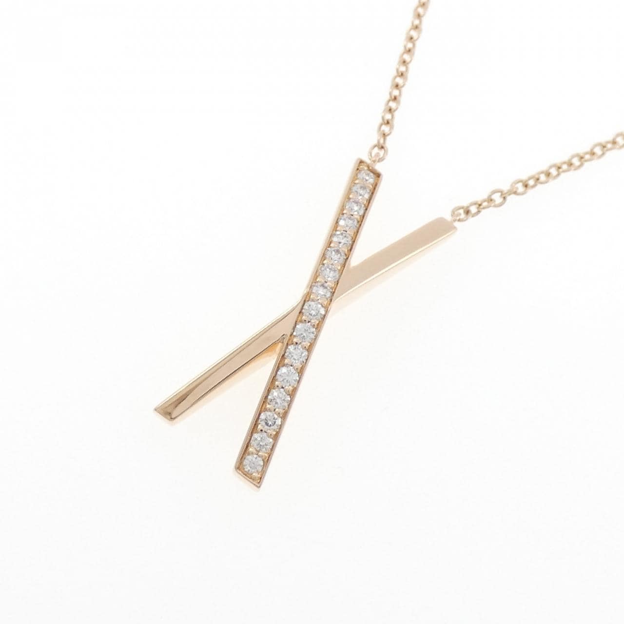 ティファニー アトラス X ラージ ネックレス 0.19CT