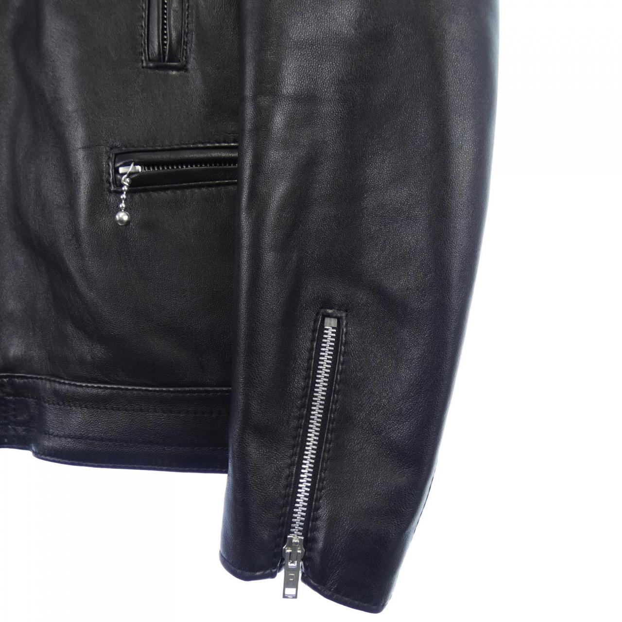 ジェームスグロス JAMES GROSE ニューマニラ レザーライダースジャケット