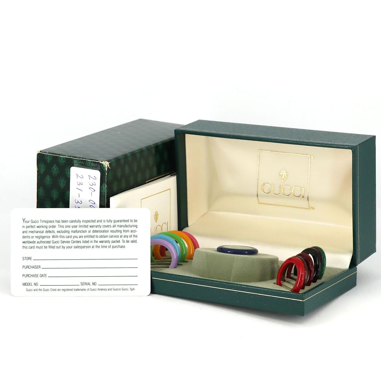 【ノーメンテナンス特価】グッチ チェンジリング GP Mサイズ 11/12 GP クォーツ