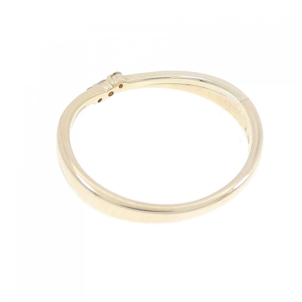 K10YG/K10WG スリーストーン ダイヤモンド リング