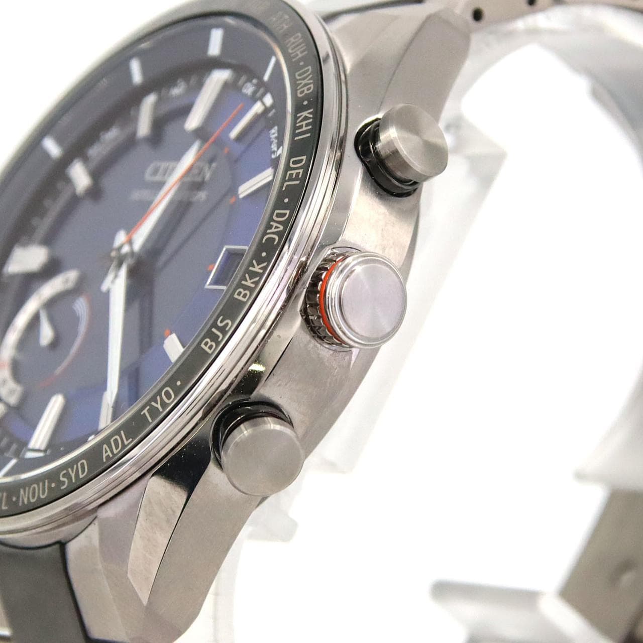 シチズン アテッサ サテライトウエーブGPS 電波時計 F150-T025811/CC3085-51L TI ソーラークォーツ