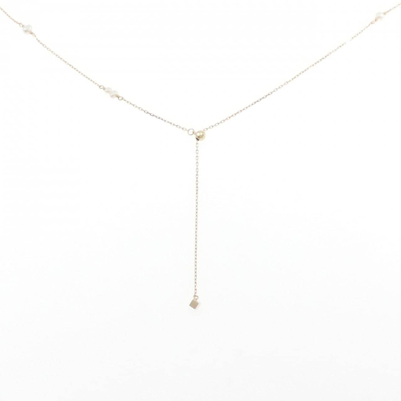 アガット 淡水パール ネックレス