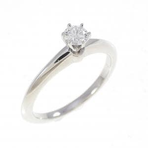 ティファニー クラシックソリティア リング 0.23CT F VVS1 3EXT