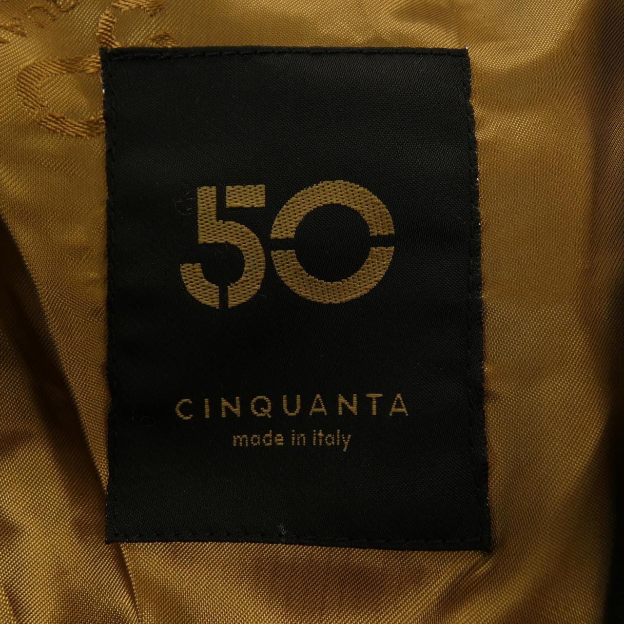 チンクアンタ Cinquanta レザーライダースジャケット