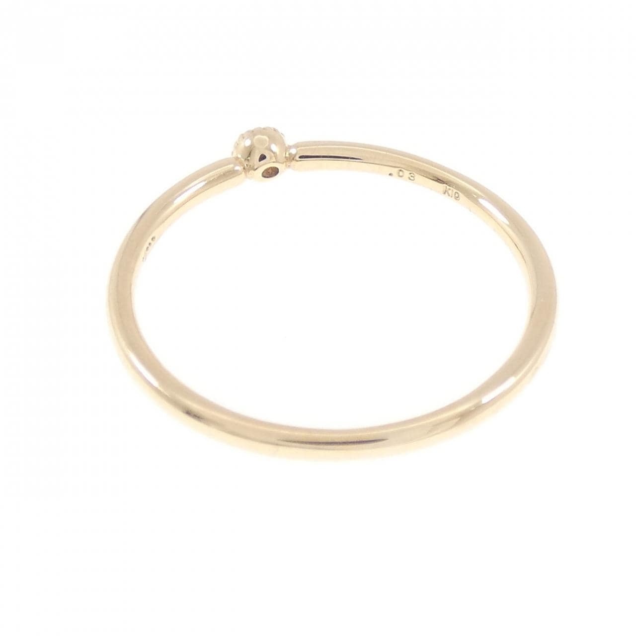 アガット ダイヤモンド リング 0.03CT