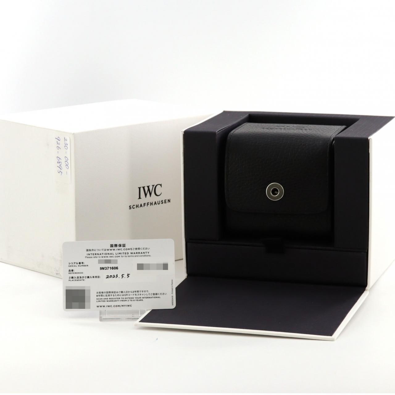 IWC ポルトギーゼクロノグラフ IW371606 SS 自動巻