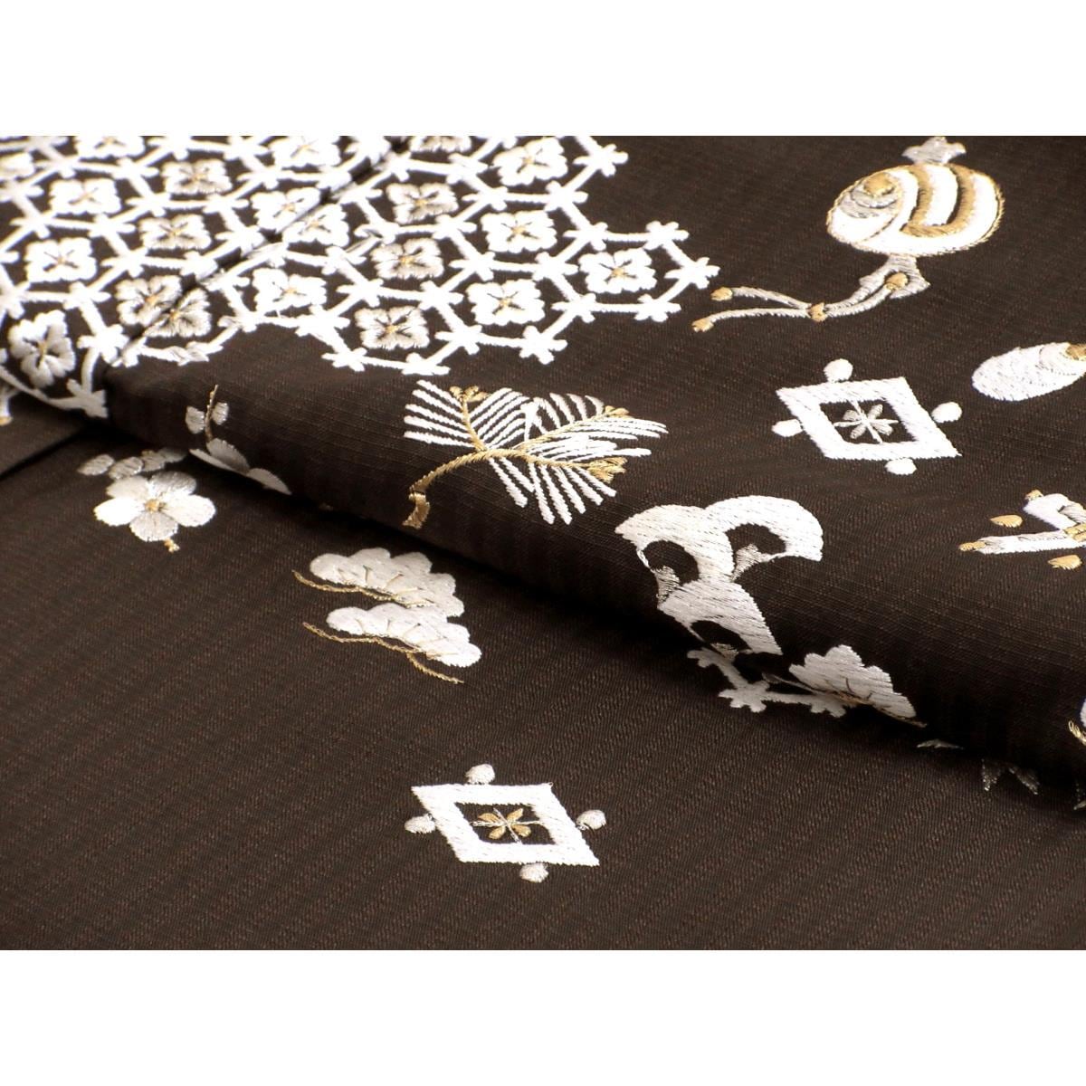 【未使用品】単衣　訪問着　刺繍加工ボカシ染