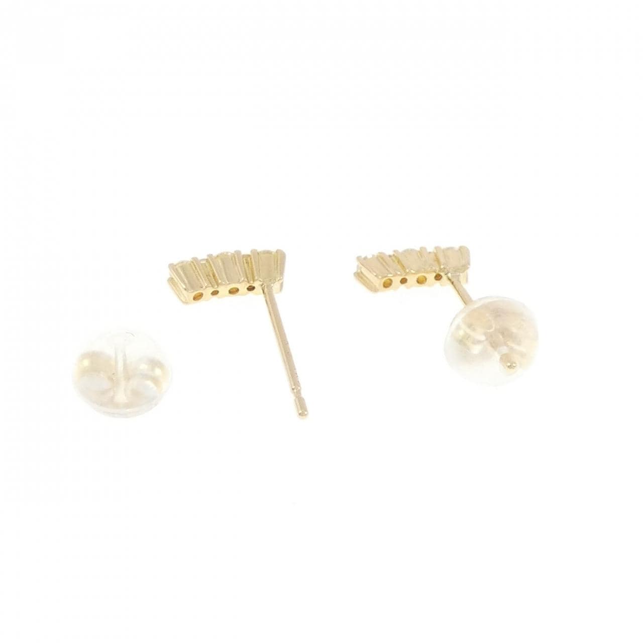 K18YG钻石耳环0.10CT