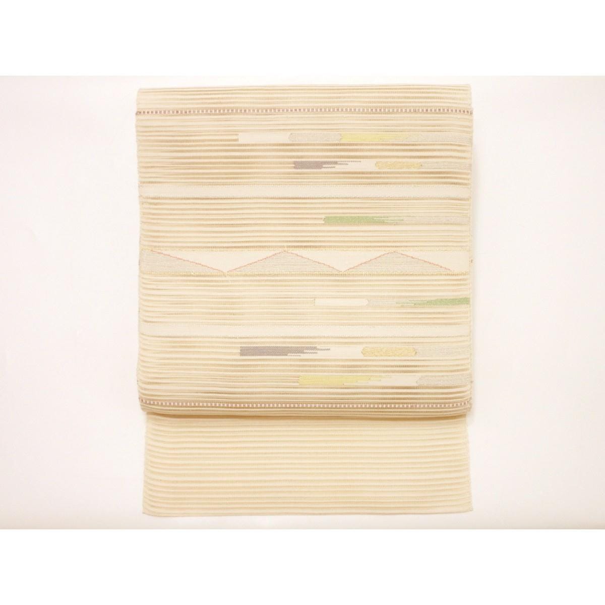 【未使用品】夏名古屋帯　絽綴織
