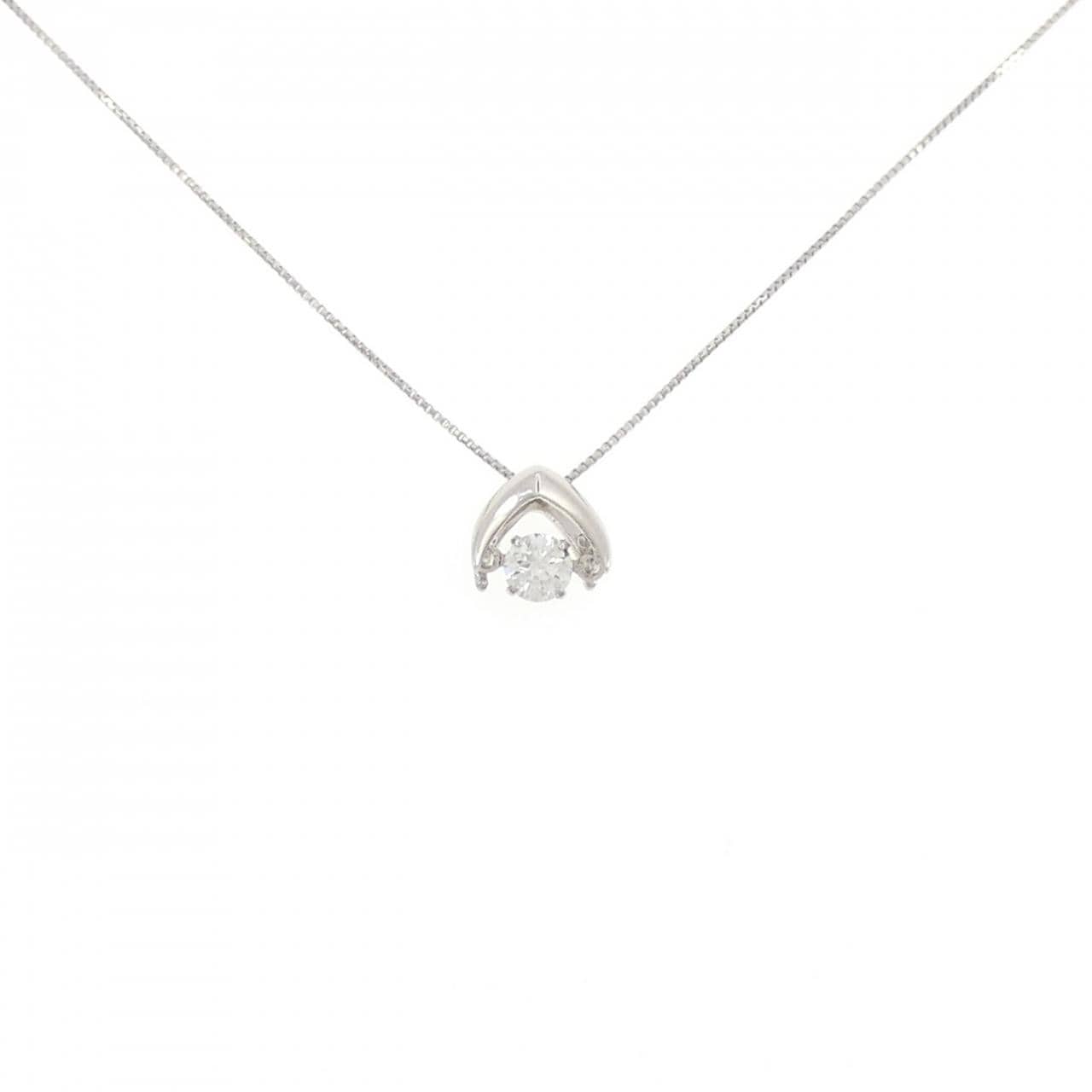 PT900/PT850 ダイヤモンド ネックレス 0.223CT