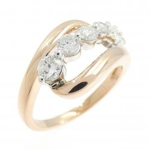 K18PG/K18WG ダイヤモンド リング 0.50CT