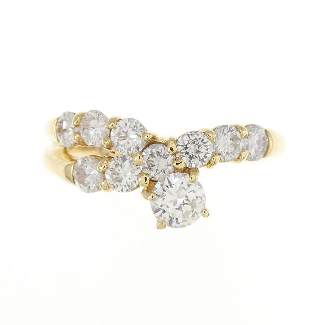 K18YG ダイヤモンド リング 1.000CT