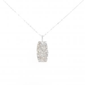 K18WG ダイヤモンド ネックレス 0.80CT