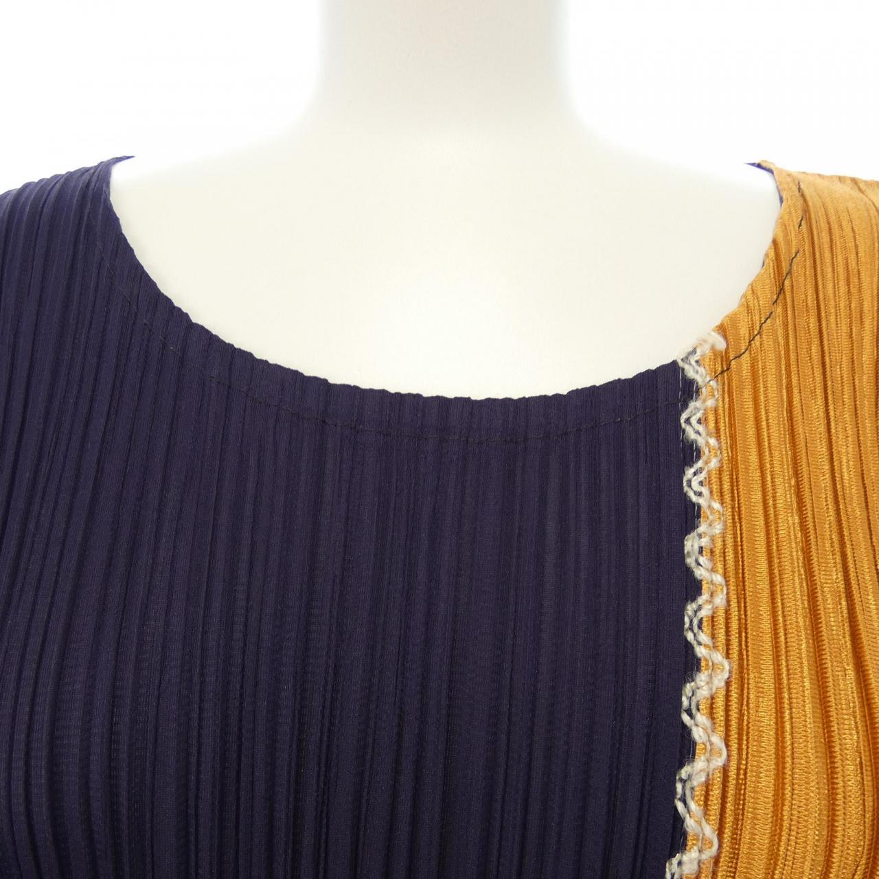 プリーツプリーズ PLEATS PLEASE 2014 パッチワーク PP43-JT775 7569092 チュニック