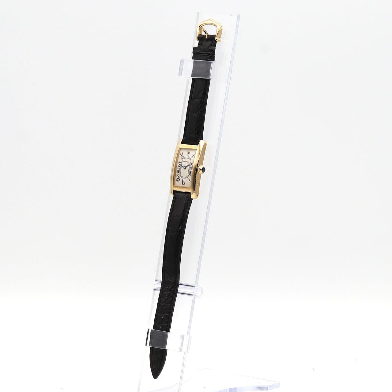 カルティエ タンクアメリカンSM YG W2601556 YG クォーツ