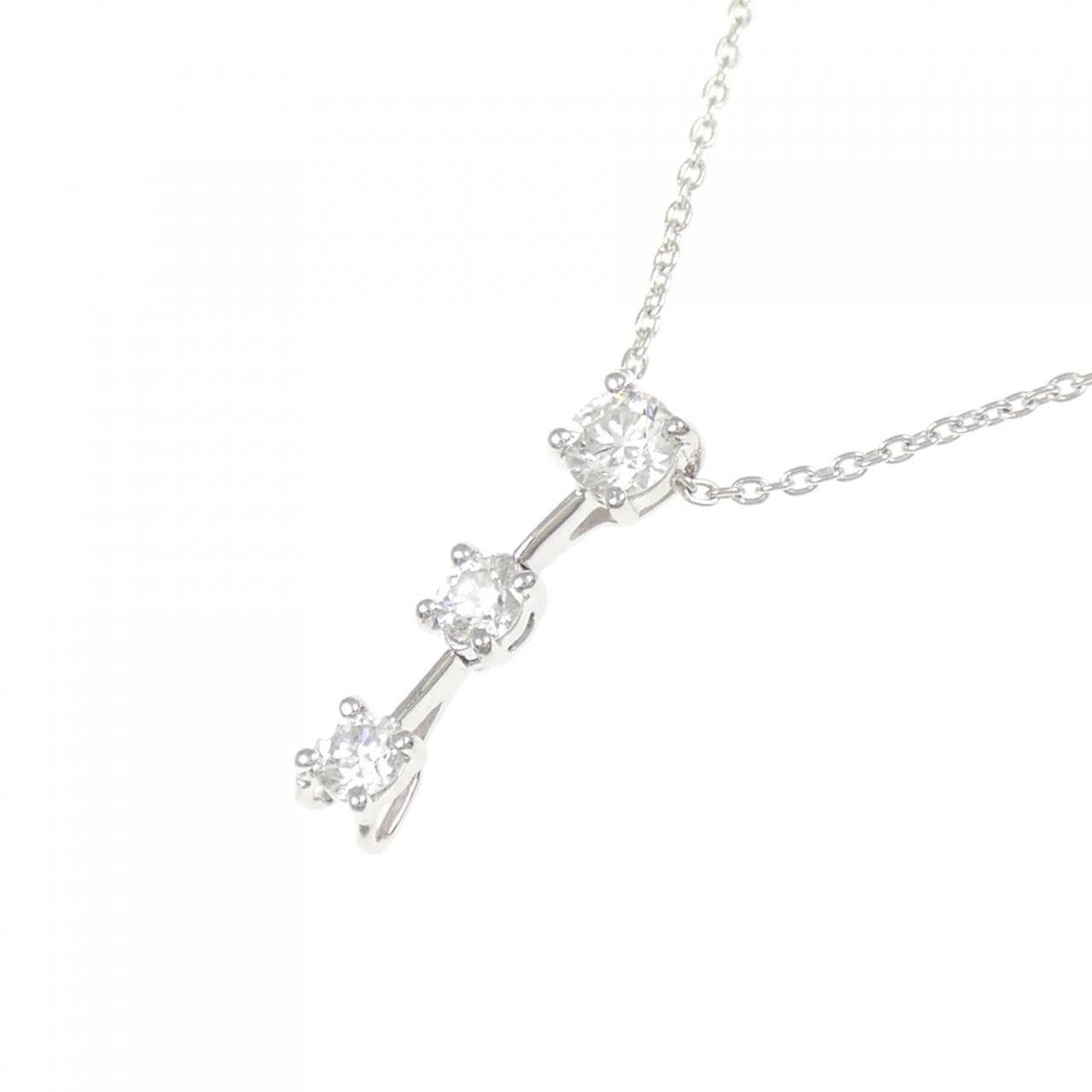 トリロジー ダイヤモンド ネックレス 0.40CT