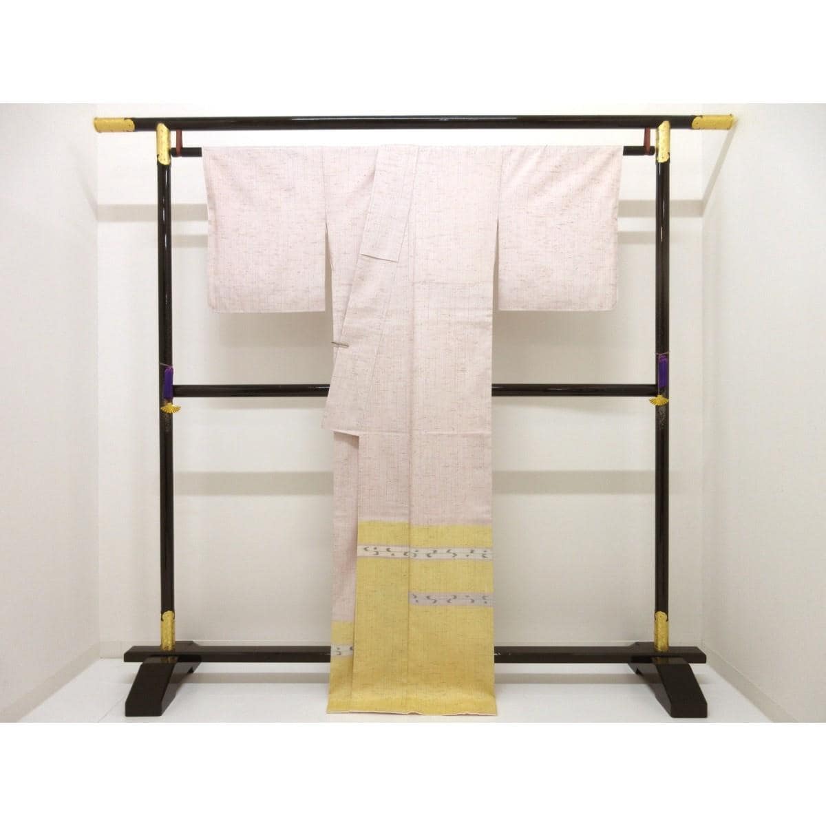 【未使用品】訪問着　ぜんまい紬