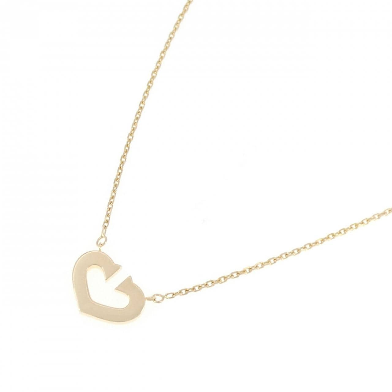 Cartier C heart necklace