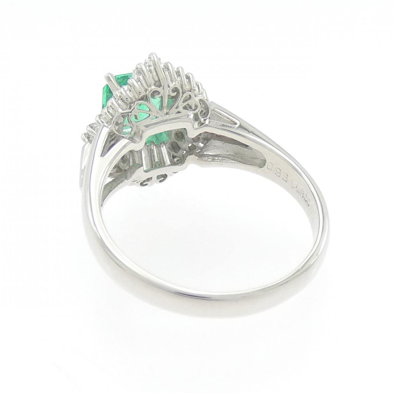 PT900 エメラルド リング 0.93CT
